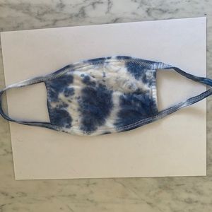 Handmade Navy Tie Dye Face Mask